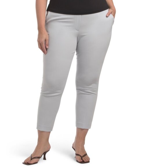 THEORY Pearl Blue Treeca Pull On Admiral Crepe Pants - Picture 1 of 1